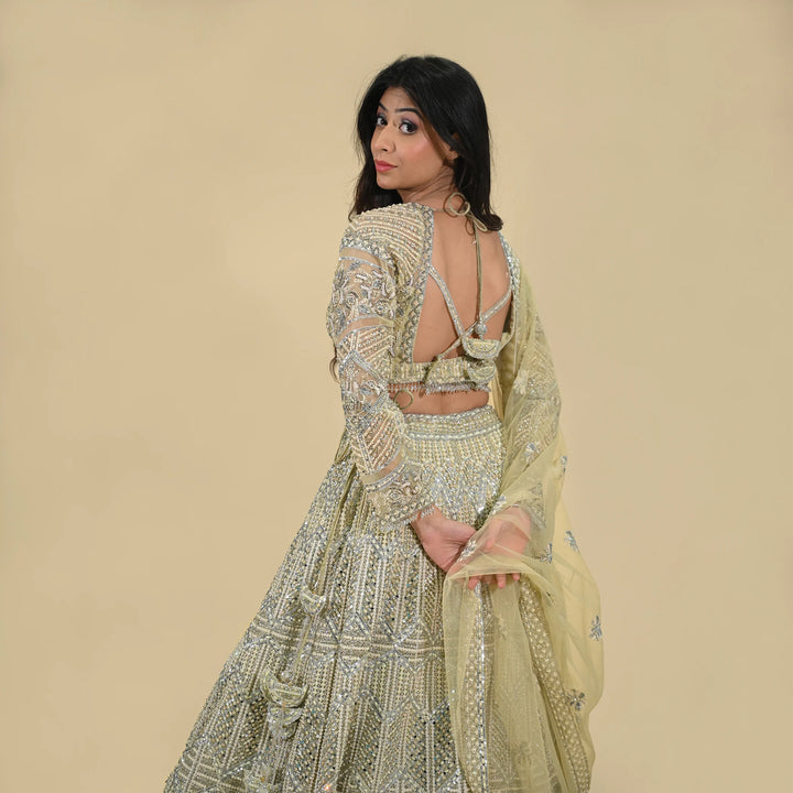 Vastrachowk designer engagement lehenga for women