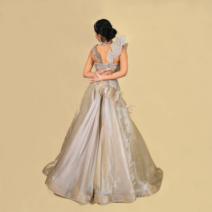 Western Elegance: Ceremonial Gown