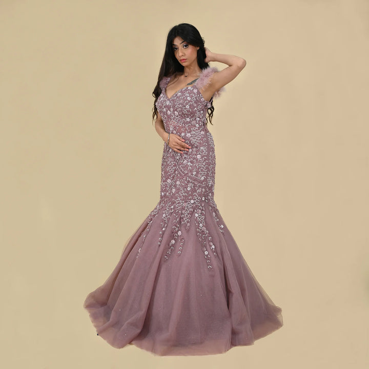 Vastrachowk Western mermaid gown For women