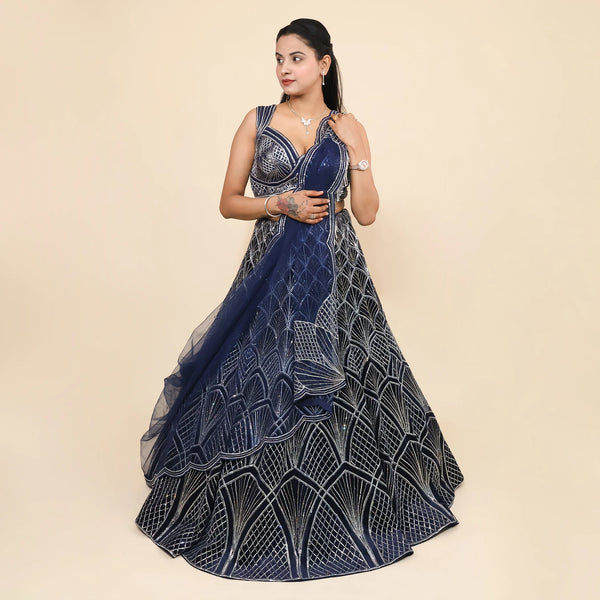 Ceremonial Crop Top Lehenga