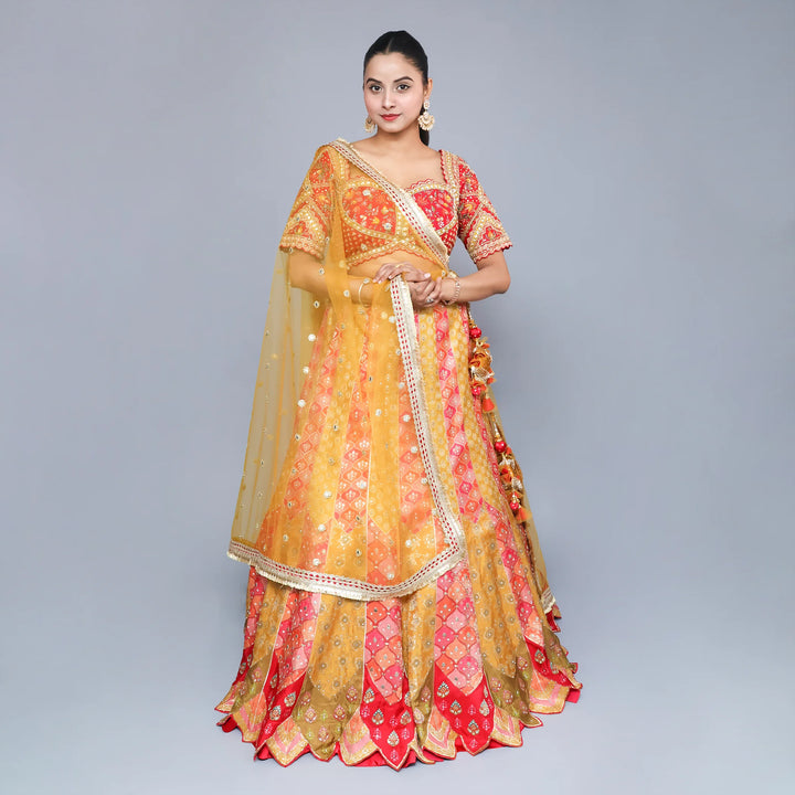 Crop Top Traditional Lehenga