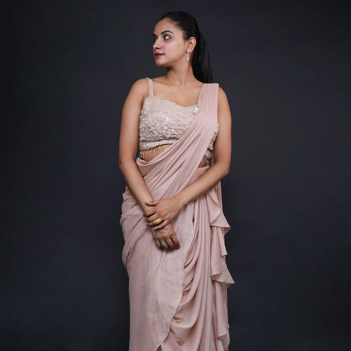 Drape Saree for Women- Vastrachowk