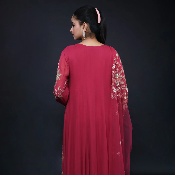 Elegant Anarkali Suit with Pant- Vastrachowk