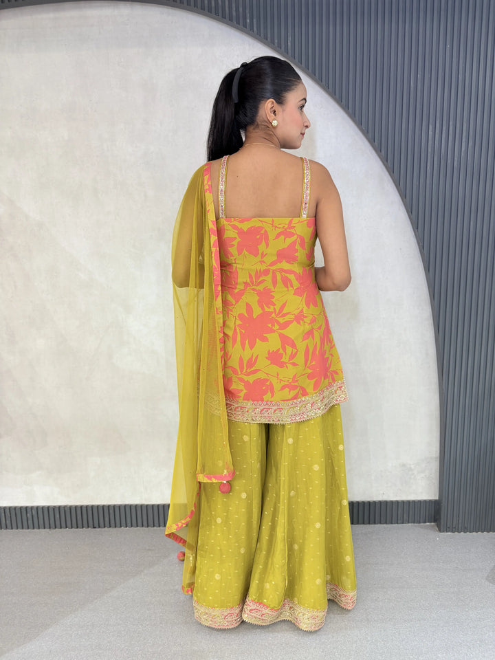 Elegant Sharara Suit Vastrachowk