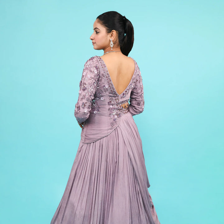 Floor-Length One-Piece Gown  Vastrachowk