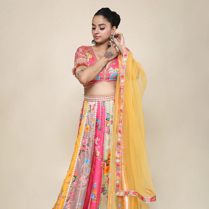 Elegant Printed Designer Lehenga