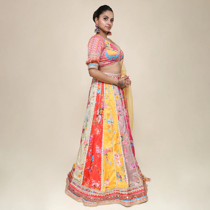 Elegant Printed Designer Lehenga