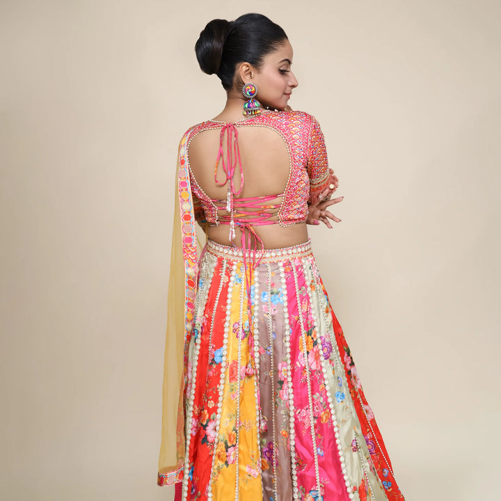 Elegant Printed Designer Lehenga