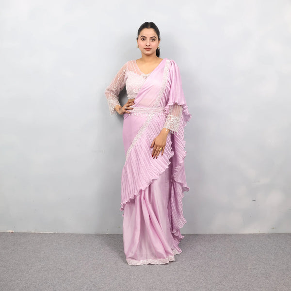 Drape Saree with Waist Belt