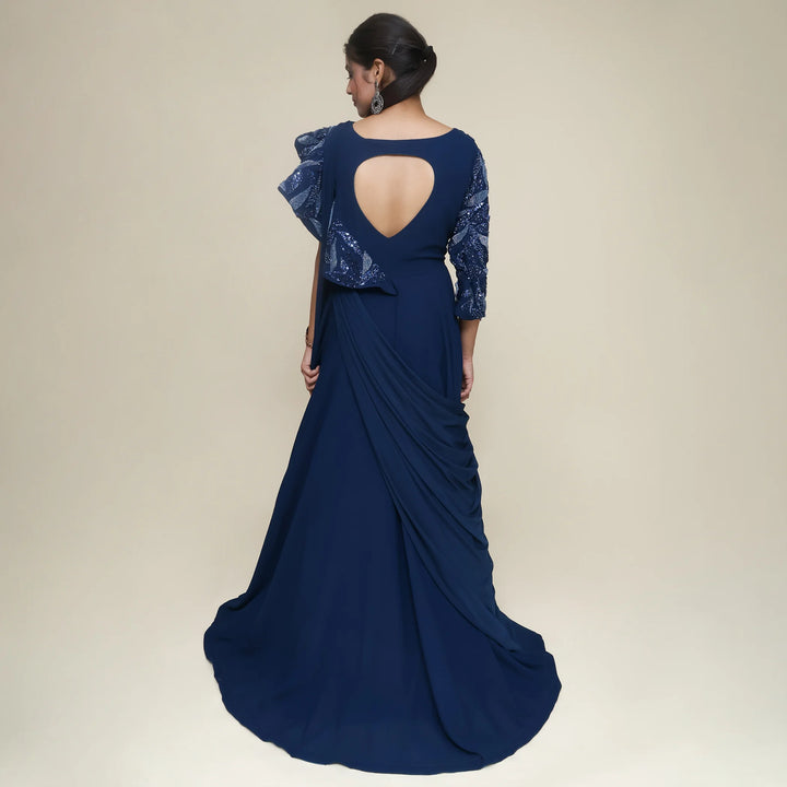 Floor Length Gowns | Elegant Draped Styles