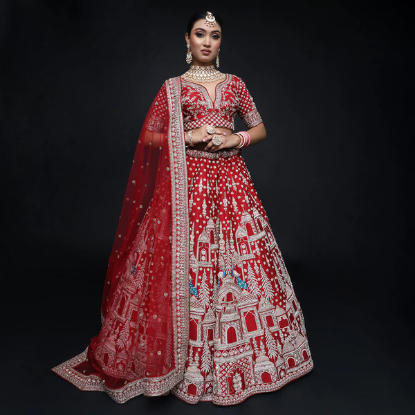 Shop designer bridal lehenga for wedding at 20 off Online Vastrachowk vastrachowk