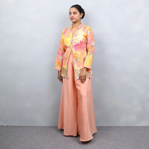 Elegant Straight Shirt with Sharara