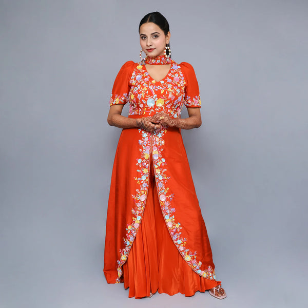 Trendy Western Floor-Length Suits