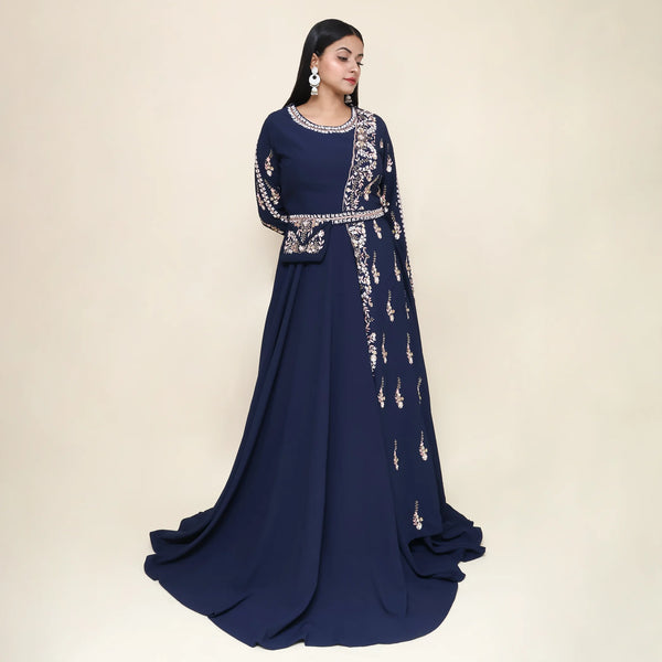 Indo western gown