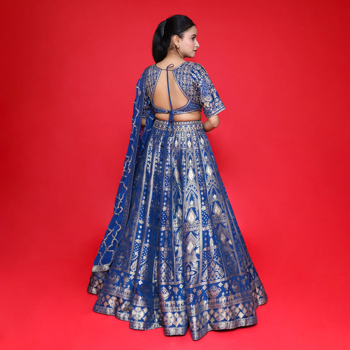 Stunning Banarsi Lehenga- Vastrachowk