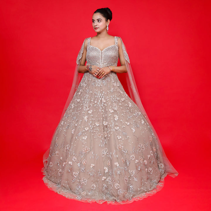 Stunning Ceremonial Bridal Gown- Vastrachowk