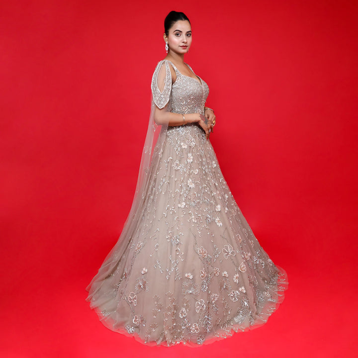 Stunning Ceremonial Bridal Gown- Vastrachowk