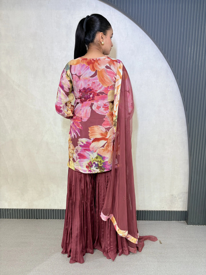 Stylish Sharara Suit- Vastrachowk