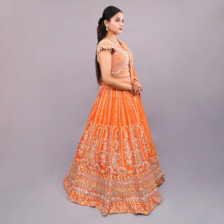 Traditional Crop Top Lehenga Kali 