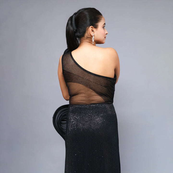 Trendy Western Straight Fit Indo Western Gown-Vastrachowk