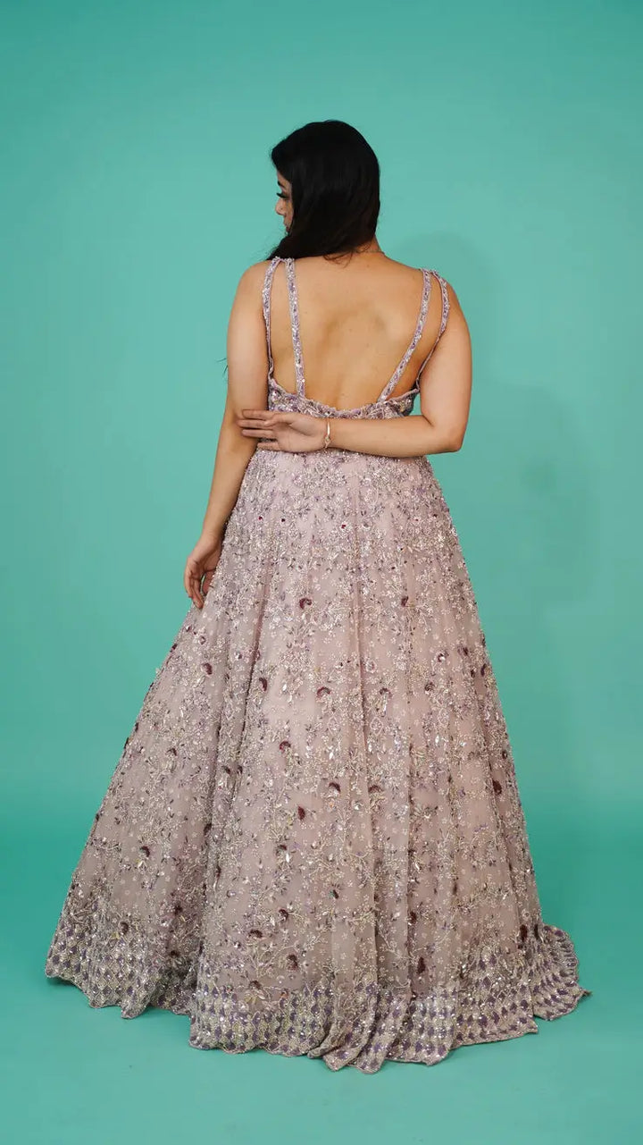 Vastrachowk Blush Pink Gown 