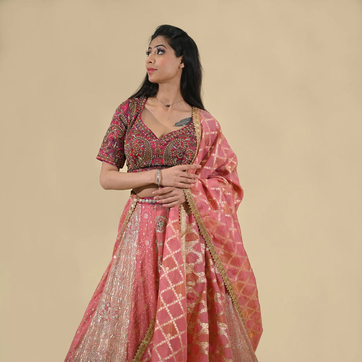 Classic Kali Style Lehenga