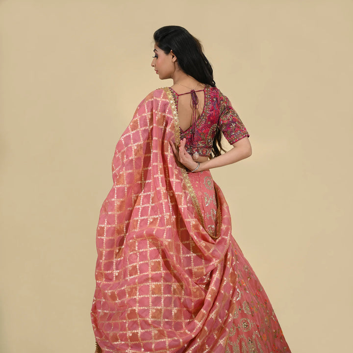 Classic Kali Style Lehenga