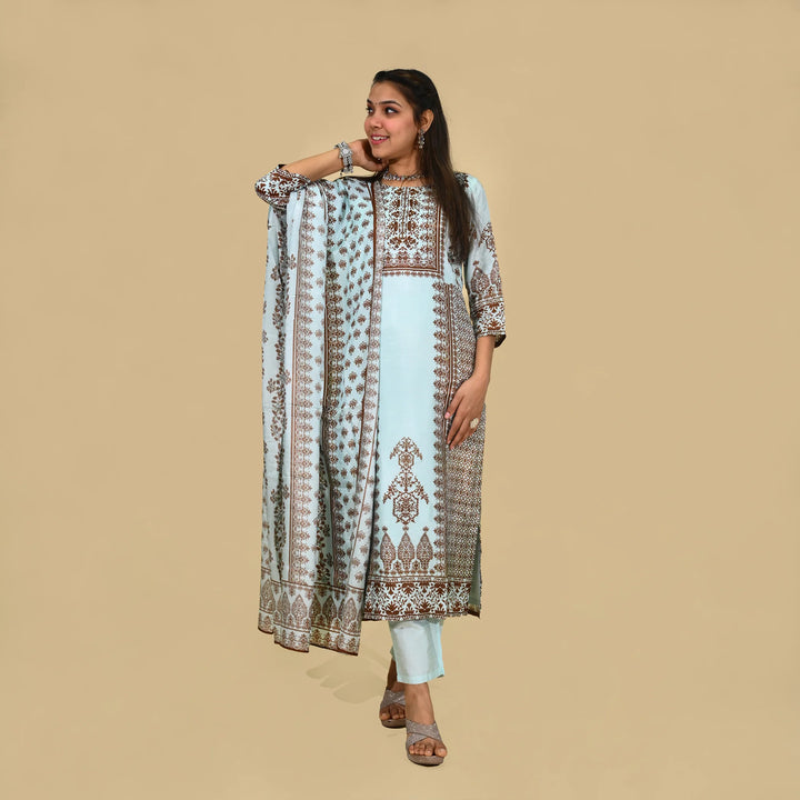 Vastrachowk Classic Straight Suit with Dupatta 