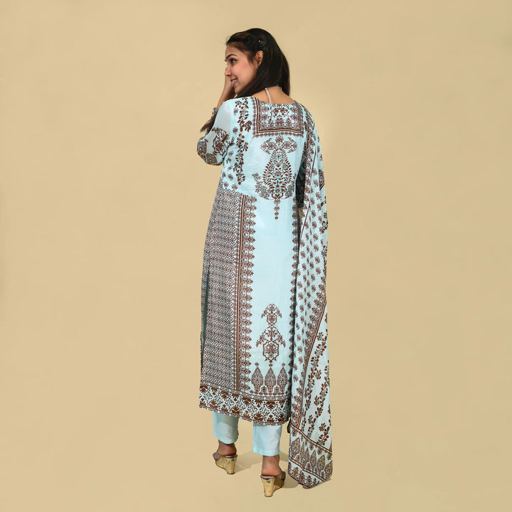 Vastrachowk Classic Straight Suit with Dupatta 