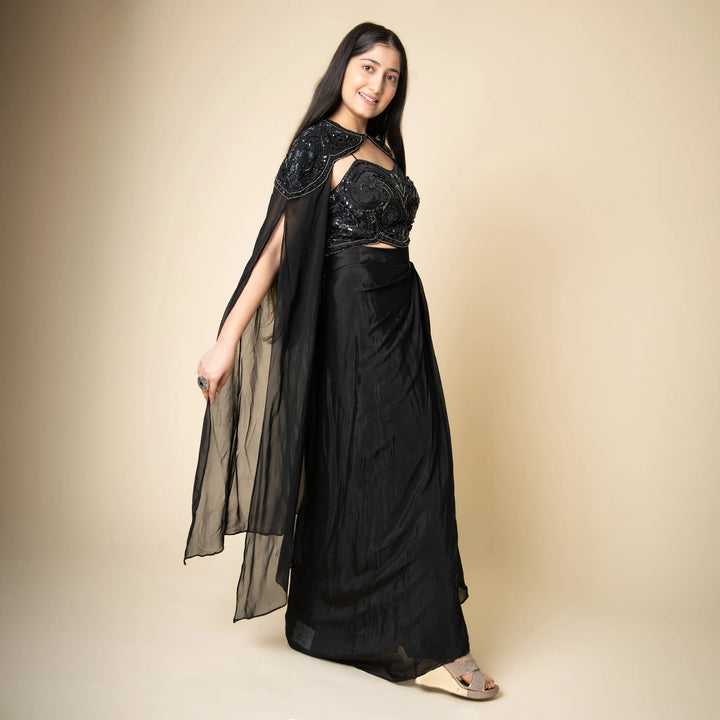 Vastrachowk Dhoti Style Designer Draped