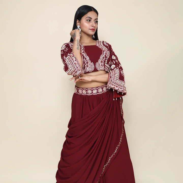 Elegant Western Lehenga for Women