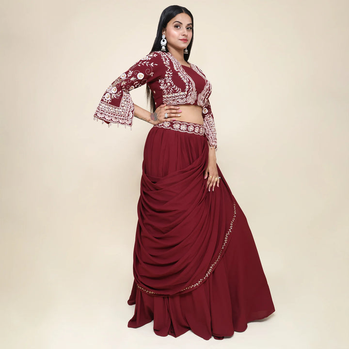 Vastrachowk Elegant Western Lehenga for Women