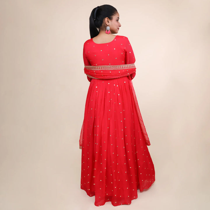 Vastrachowk Flary Anarkali Suit for Women