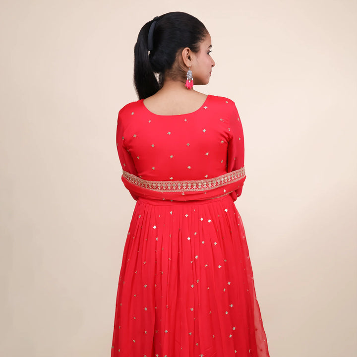 Vastrachowk Flary Anarkali Suit for Women