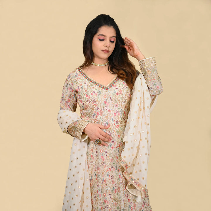 Vastrachowk Floor-Length Anarkali Suit