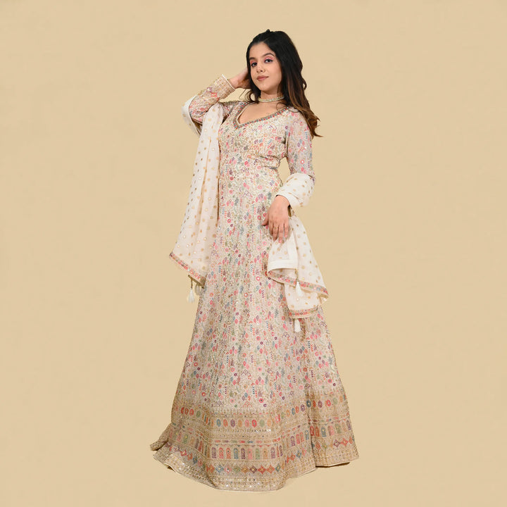 Vastrachowk Floor-Length Anarkali Suit