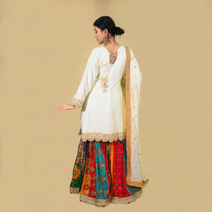 Vastrachowk Garara Suit with Traditional Long Shirt