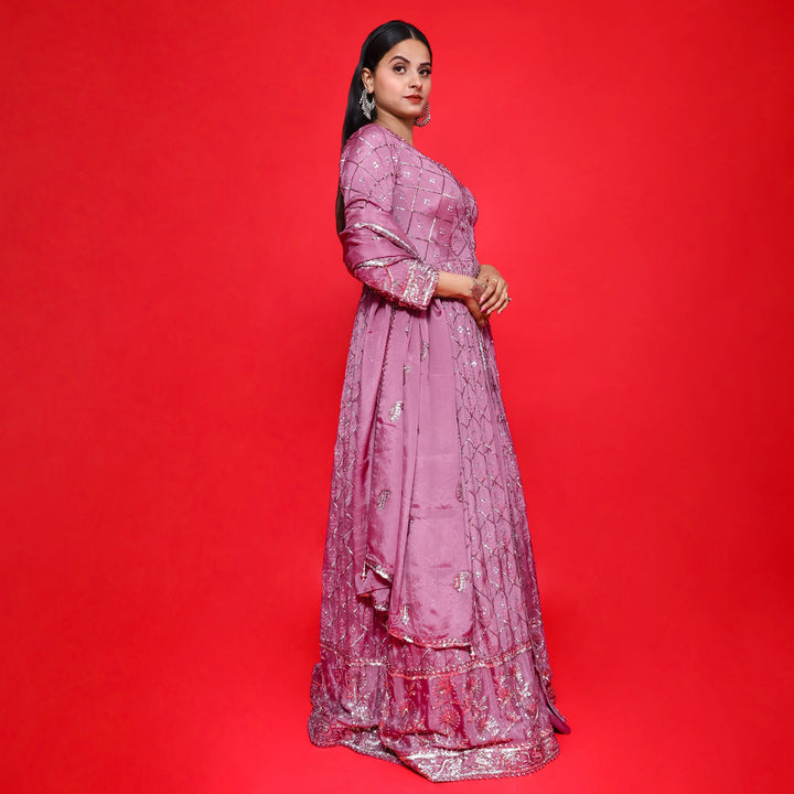 Vastrachowk Indo western Lehenga for women's