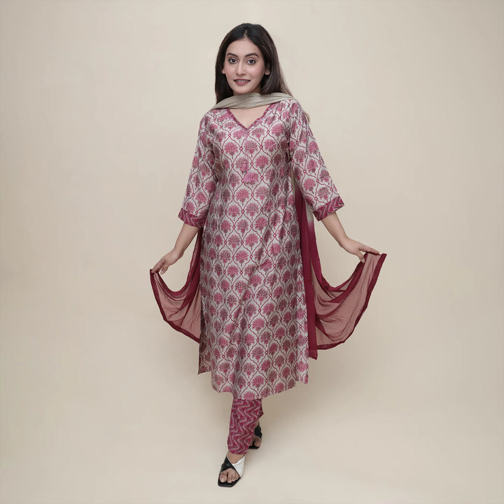 Vastrachowk Straight Suit with pant