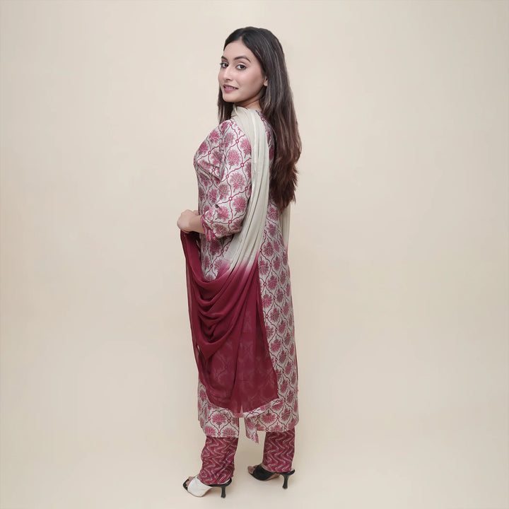 Vastrachowk Straight Suit with pant women wear