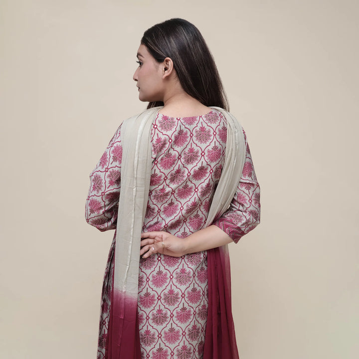 Vastrachowk Straight Suit with pant women wear