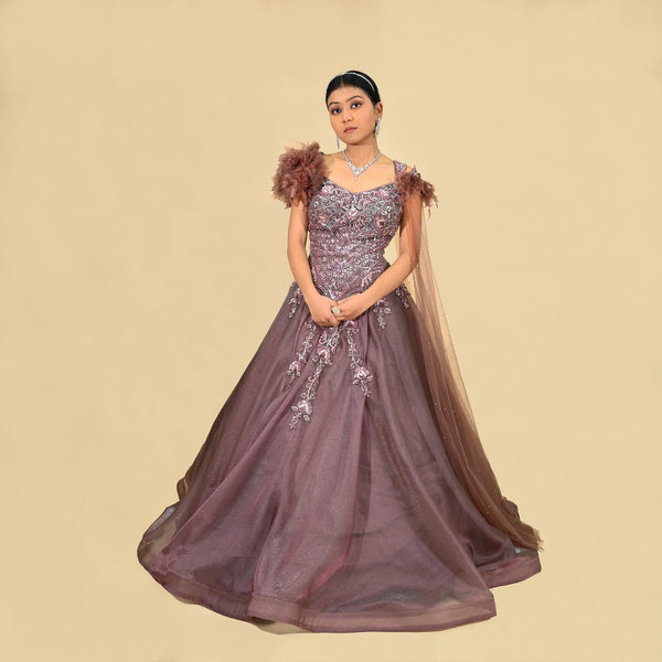 Vastrachowk Stylish Ceremonial western gown for women