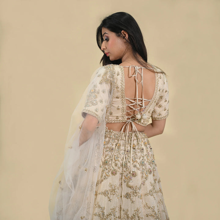 Vastrachowk Traditional Classic Crop Top Lehenga