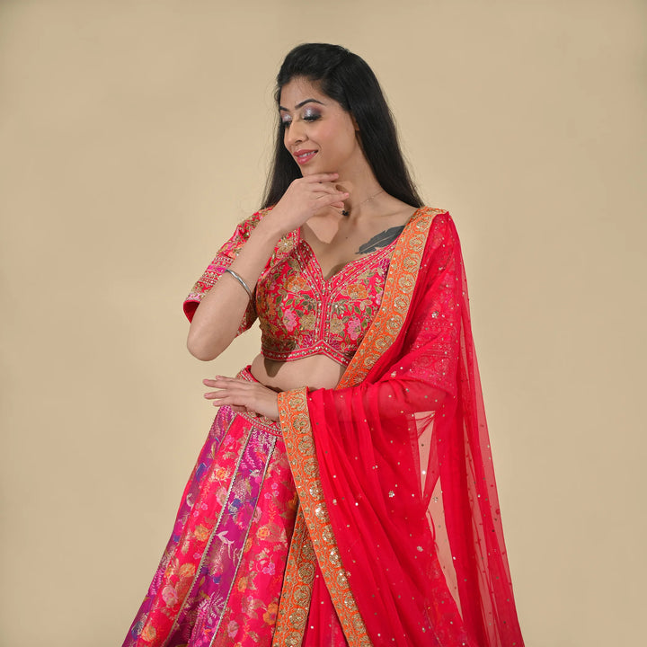 Vastrachowk Traditional Colorful Lehenga choli Set for women