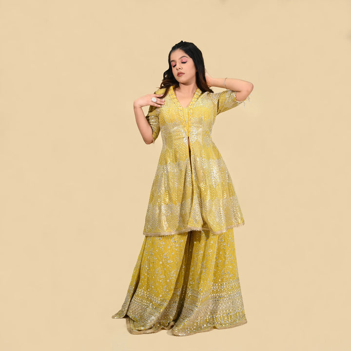 Vastrachowk Traditional Sharara Long Shirt