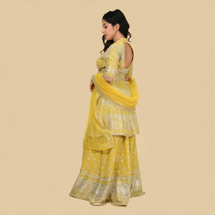 Vastrachowk Traditional Sharara Long Shirt