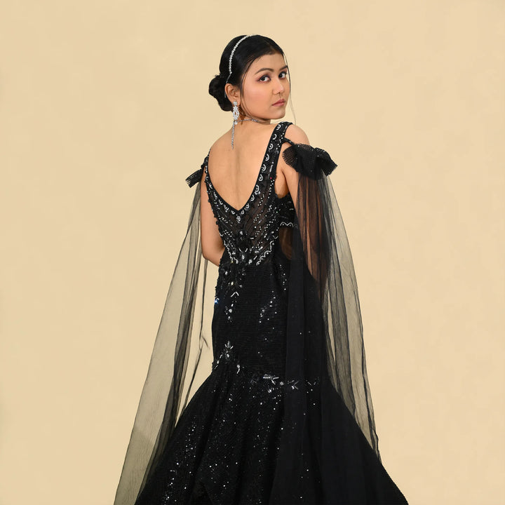 Vastrachowk Western Fish-Cut Gown for women