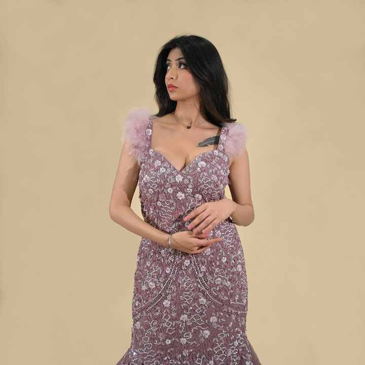 Vastrachowk Western mermaid gown For women