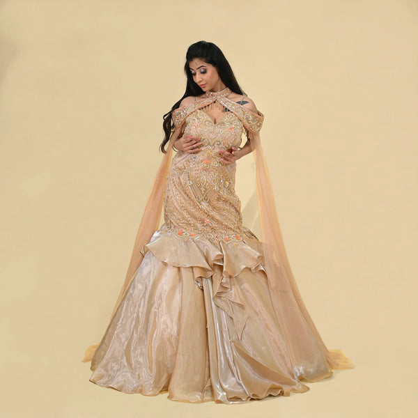 Vastrachowk Western mermaid gown in pitampura for women