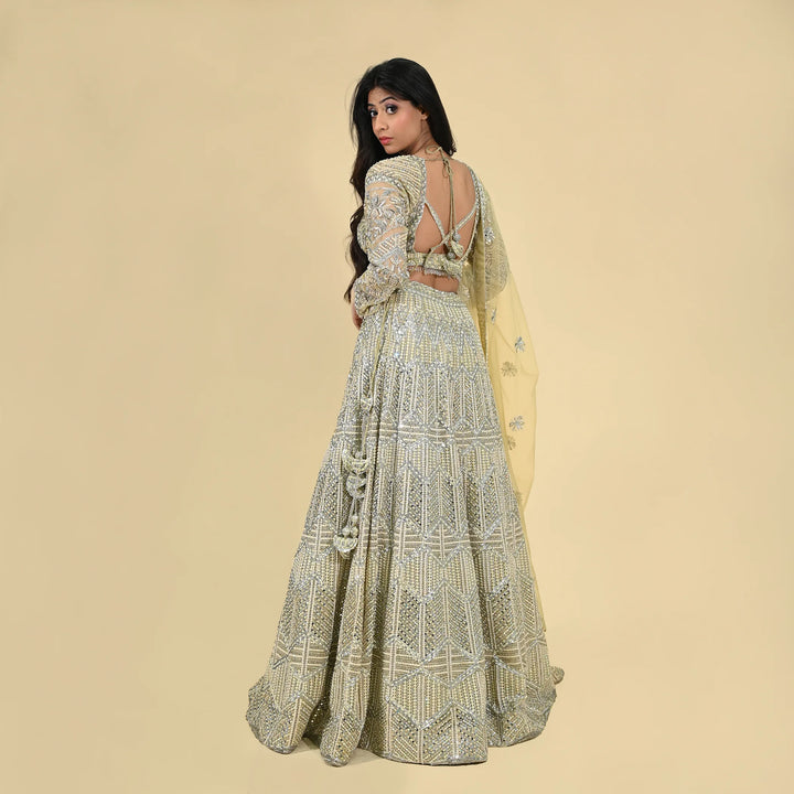 Vastrachowk designer engagement lehenga for women